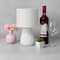 Simple Designs 11" Mini Ceramic Pastel Table Lamp